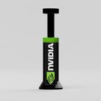 Nvidia Logolu Ayarlanabilir Ekran Kartı Tutucu - GPU Sarkma Önleyici Yükseklik Ayarlı Destek Aparatı (70mm - 125mm)