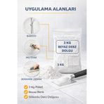 NVT YAPI İNŞAAT Beyaz Silikonlu Fayans Arası Derz Dolgu Lavabo Küvet Fayans Derzi 3 KG