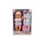 NW NessiWorld 2030121 Sunman, Boubou Altını Islatan ve Konuşan Bebek Seti 30 cm