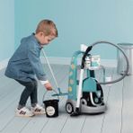 NW NessiWorld 7600330316 Smoby Temizlik Arabası ve Elektrikli Süpürgesi Oyun Seti