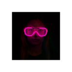 NW NessiWorld casaxmlF010-G132-P Pembe Led Işıklı Parti Gözlüğü - Neon Glow Şerit Gözlük 3 Modlu