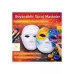 NW NessiWorld casaxmlF078 Boyanabilir Surat Model Maske – Lastikli | Kendin Tasarla