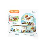 NW NessiWorld casaxmlTRU93096 Sm198B Lego Hayvanlar 12 In 1