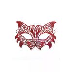 NW NessiWorld NW.a5015284 Nessiworld Kırmızı Dantel Masquerade Maskesi 8 No