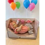 NW NessiWorld SH59998 40 cm Tam Vinil Bebek Emzikli Havlulu