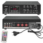 Nwork AV-400T 200W 220V Trafolu Dijital Bluetooth Siyah Anfi