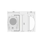 Nwork NX-5 2 Yollu 30W 6'lı Trafolu Duvar Hoparlör