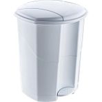 NY Home 18 Lt Pedallı Çöp Kovası (10191) Metalik Gri - 000-Siyah - Option-1