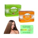 NY Home 2'li Set Doğal Bıttım Sabunu ve Saç Dökülmesi Karşıtı Sabun Dökülme Karşıtı Sabun Seti - Option-1