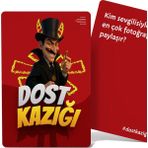 Ny Home Arkadaş Grubu Parti Cesur Komik Bol Kahkaha Neşeli Oyun-Dost Kazığı 112 Kart - Kırmızı