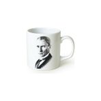 NY Home Atatürk Portre Beyaz Silindir Kupa 1 Adet