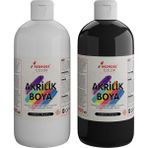 NY Home Beyaz-Siyah Akrilik Boya 2'li Set 2X500GR - -- - Option-1