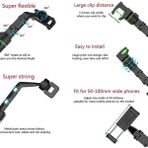 NY Home Dikiz Aynası, Koltuk Arkası, Çalışma Masası Telefon Tutucu, Standart,,,, Uyumludur, 360 Dönebilen Çok Fonksiyonlu Akrobat Telefon Tutucu - Option-1 - 000-Siyah