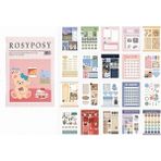 NY Home Guguk Temalı 20 Sayfa Defteri • Scrapbooking • Bullet Journal - -- - Option-1