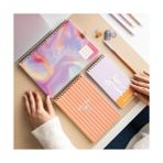 NY Home Haftalık ve Günlük 3’lü Masaüstü Süresiz Planlayıcı Set - Soyut - -- - Option-1