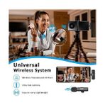 NY Home Maybesta Bilgisayar Için Profesyonel Kablosuz Yaka Yaka Mikrofonu - Kablosuz Yönlü Kondenser Kayıt Mikrofonu USB C Arayüzü ile Röportaj Video Podcast Vlog Youtube - Option-1 - 001-Renkli