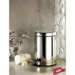 NY Home Mikro Krom Pedallı Çöp Kovası 5 Lt - 000-Siyah - Option-1