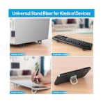 NY Home Mini Dizüstü Bilgisayar Standı, Taşınabilir Dizüstü Bilgisayar Standı, Havalandırmalı Soğutmalı Katlanabilir ve Hafif Ergonomik Yükseltici, Şık Bilgisayar Dizüstü Bilgisayar Tutucu Klavyelere - 1 GB