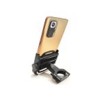 NY Home Motor Motosiklet ve Bisiklet Telefon Gidon Tutucu Tamamı Alüminyum Metal Kasa - Option-1 - 000-Siyah