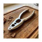 NY Home Paslanmaz Çelik Ceviz, Fındık ve Badem Kıracağı Pense Şeklinde | Ağır ve Yüksek Kaliteli Malzeme | Dayanıklı & Ergonomik Ceviz ve Fındık Kırıcı 17 cm EA047 - Ahşap