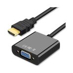 NY Home Plus PX-1240S Dijital HDMI To VGA 30CM Görüntü Çevirici Aparat Siyah - 0 - Siyah - Option-1