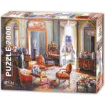NY Home Star Oyun Aletleri Yalnız Başına, 2000 Parça Puzzle - 01-Mavi