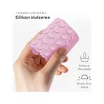 NY Home Telefon Arkasına Yapışan Silikon Vantuzlu Telefon Kılıfı Tutucu Araç Telefon Tutucu Ahtapot Vakumlu Telefon Tutucu (Açık Pembe (Çift Taraflı)) - Option-1 - 000-Siyah