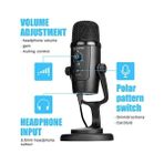 NY Home USB Kondansatörlü Mikrofon, BY-PM500 USB Stüdyo Mikrofonu, Windows, Mac ve Pc Için, Vokal, Youtube Akışı, Oyun, Konferans Çağrısı, Asmr, Podcast Video Kaydı Için Çıkarılabilir Stant - Option-1 - 001-Renkli