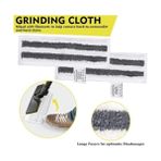 NY Home Yangyuqı 12 Adet Mikrofiber Bez Seti, Buharlı Temizleyici Aksesuarları Sc 2, Sc 3, Sc 4, Sc 5 ile Uyumlu, Makinede Yıkanabilir (4 Zemin Bezi Seti + 2 Zımpara Zemin Bezi + 6 El Başlığı - 000-Siyah