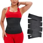 NY Kadın İnceltici Tummy Wrap, Gizli Sargı Bel Eğitimi, Ayarlanabilir Tummy Wrap Belt, İnceltici Bel Antrenmanı Korse Trimmer Body Shaper Belt Kadınlar için (5 m)