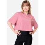 Nyamba Kadın Crop Kesim Spor Tişörtü - Gülkurusu - XS - Gül Kurusu