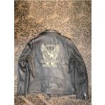 Nyc Giyim Tekstil Hakiki Deri Erkek Ceket Slim-Fit Biker Model Motorcu Tarzı Eskitme