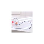 NYK Home Pvc Şeffaf Kalın Masa Örtüsü Masa Koruma Kaydırmaz 1,4mm NET Kalınlık KESİNLİKLE DAHA İNCE DEĞİL - 80 x 120 cm