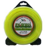 Nylgrass 3.5 mm 40 mt Sarı Altı Köşe Tırpan Misinası