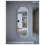 Nysamo 120 cm Beyaz Altıgen Duvar Aynası