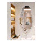 nysamo Dekoratif Ayna, Konsol Aynası, Hol Aynası, Wc Aynası, Dresuar Aynası Asimetrik 40x70