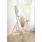 Nysamo Safir Meşe Ayaklı Antre Koridor Duvar Salon Banyo Wc Ofis Çocuk Yatak Odası Boy Ayna 50X150 cm Kubbe 50X150 - Kahverengi - 50 x 150 cm
