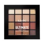 NYX Professional Makeup 16 Lı Far Paleti Uzun Süre Kalıcı - Kahverengi