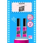 NYX Professional Makeup 2'li The Brow Glue Instant Brow Styler-Şeffaf Kaş Sabitleyici Maskara