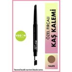 NYX Professional Makeup Fill & Fluff Eyebrow Pomade Pencil Kaş Kalemi- Taupe