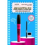 Nyx Professional Makeup On The Rıse Volume Lıftscara & Mini Maybelline Tattoo Liner Gel Pencil Hediyeli Set - Siyah