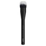 NYX Professional Makeup Pro Brush Dual Fiber - Fondöten için makyaj fırçası, dolgun ve yumuşak kıllı geniş fırça, fondöten fırçası