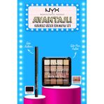 Nyx Professional Makeup Ultimate Shadow Palette - Warm Neutrals Göz Farı Paleti & Nyx Epic Wear Liner Sticks - Pitch Black - Ten