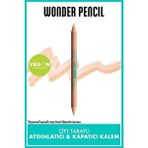 NYX Professional Makeup Wonder Pencil Çift Taraflı Aydınlatıcı & Kapatıcı Kalem - Medium Peach - Turuncu