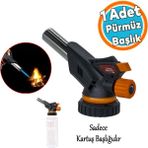 Nzb (1 Adet) Gaz Kartuş Başlığı Çakmak Pürmüz Kamp Piknik Kamp Mangal Mutfak Alev Başlatıcı Tutuşturucu - Renkli