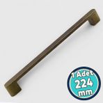 Nzb 224 mm Antik Sarı Metal Kulp Mutfak Mobilya Çekmece Mutfak Dolap Dolabı Kulpları Kapak Kulbu