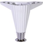 Nzb (4 Adet) Mobilya Kanepe Masa Sehpa Ayağı Baza Ayak Beyaz 12 cm - 120 mm