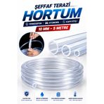 NZB 5 Metre Şeffaf Terazi Hortumu Termosifon Otomobil Kapı Fitili 10 Mm