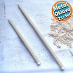 Nzb Alüminyum Metal Oklava 2'li Set 74-49 Cm Börek Hamur Yufka Hamur Açma Silindir Yuvarlak Uzun Kısa Mutfak