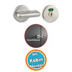 NZB Banyo Wc Tuvalet Kabin Mandalı Dayanıklı Kilit Metal Kapı Kilidi Soyunma Odası Kullanımı
